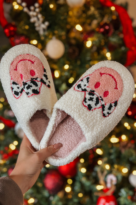 Happy Cowboy Smile Slippers