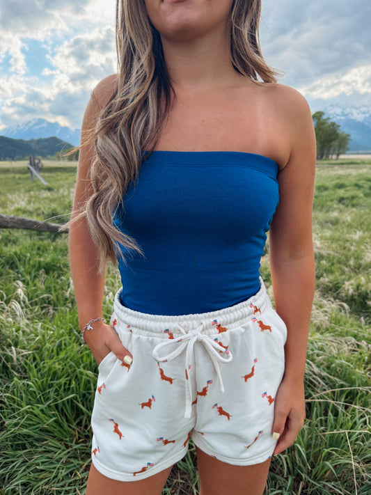 Coastal Tube Top | Navy