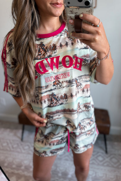 Pink Rodeo Howdy Set