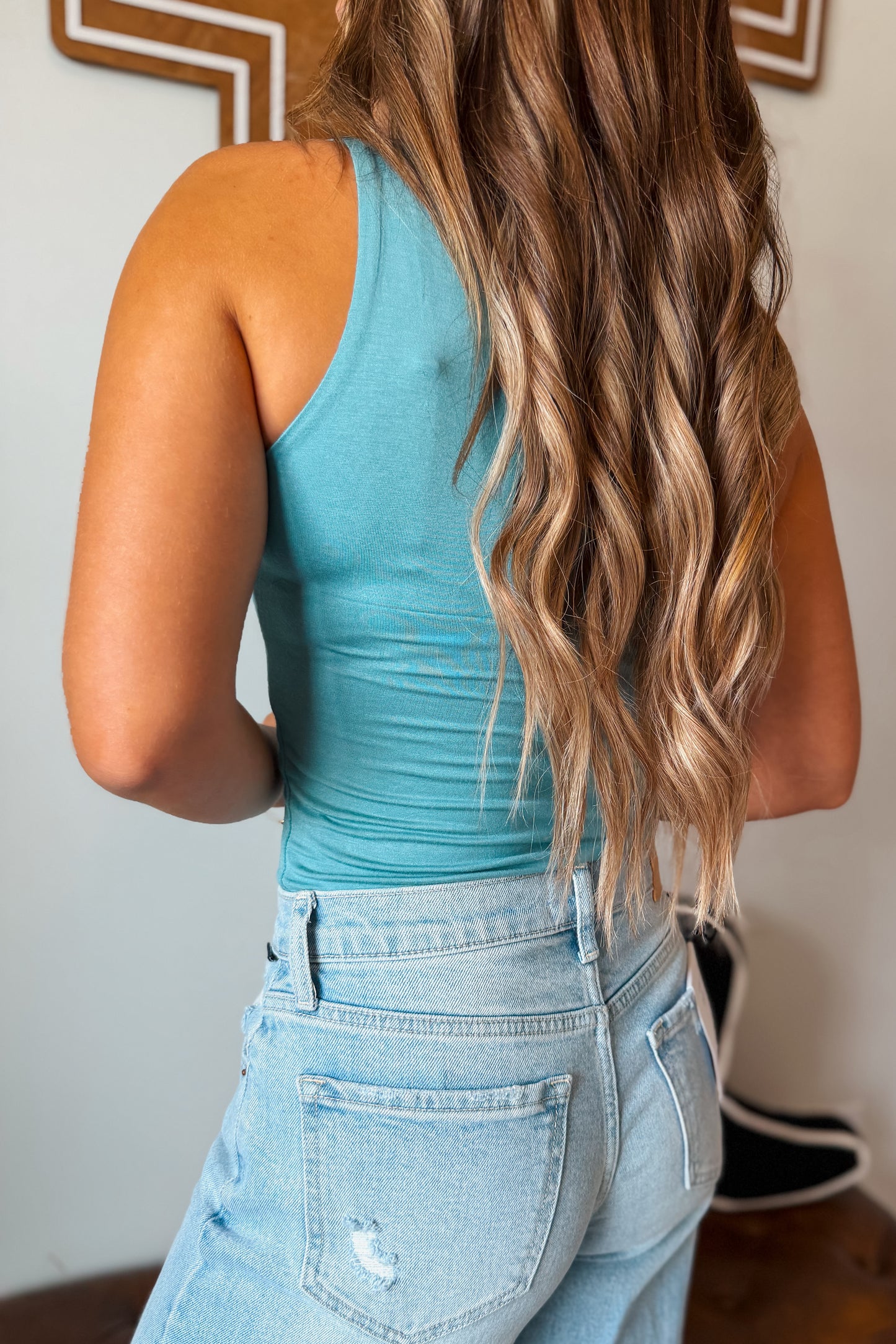 Clara Tank | Dusty Teal