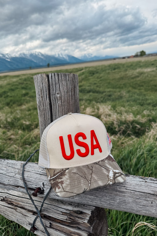 USA Vintage Camo Hat