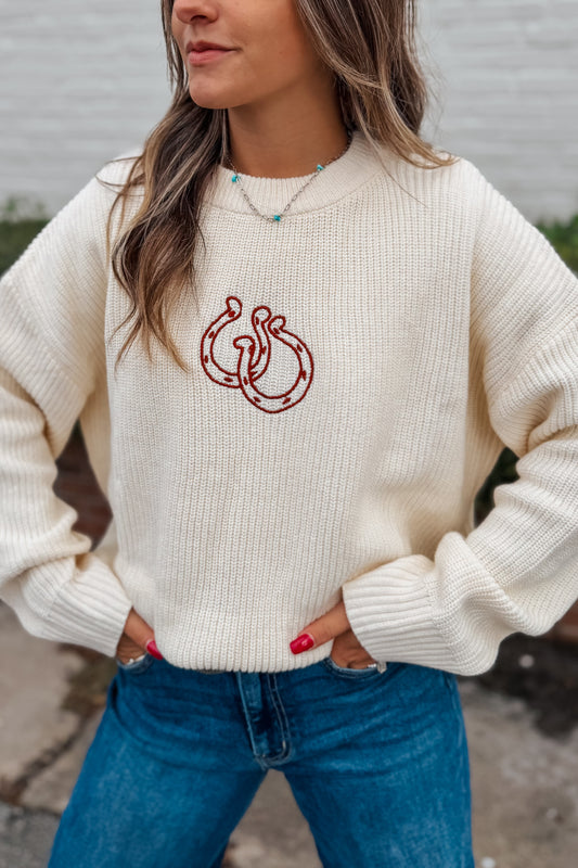 Double Horseshoe Sweater