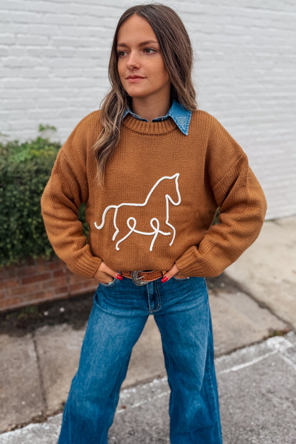 Horsin' Around Sweater