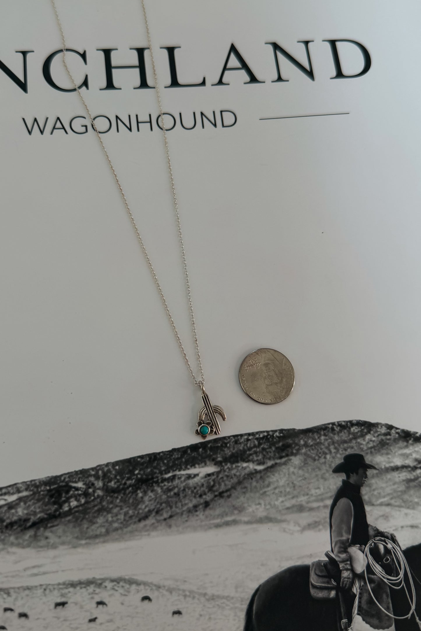 Dainty Kingman Cactus Necklace