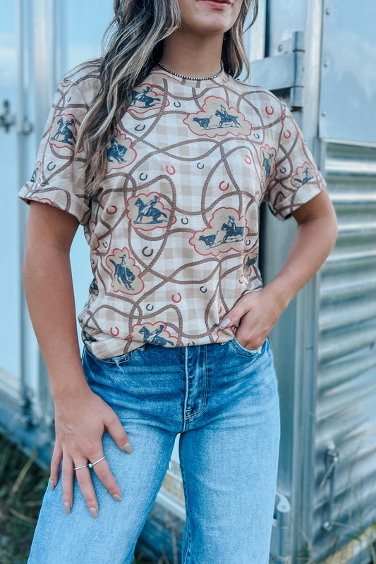 Red Rodeo Top
