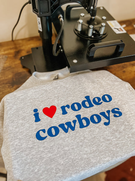 I Love Rodeo Cowboys Tee