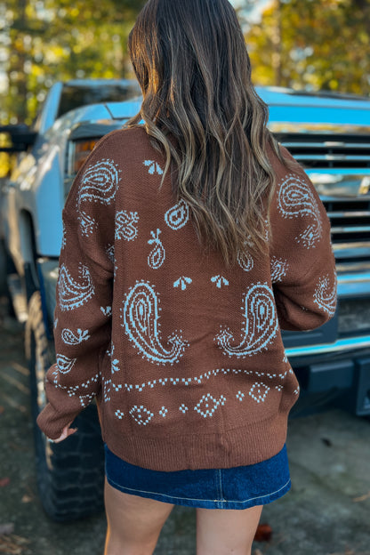 Prairie Paisley Cardigan