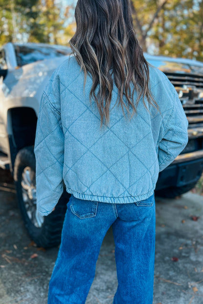 Denim Bow Jacket