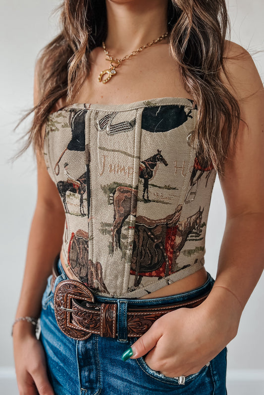 Wild Ride Tapestry Corset