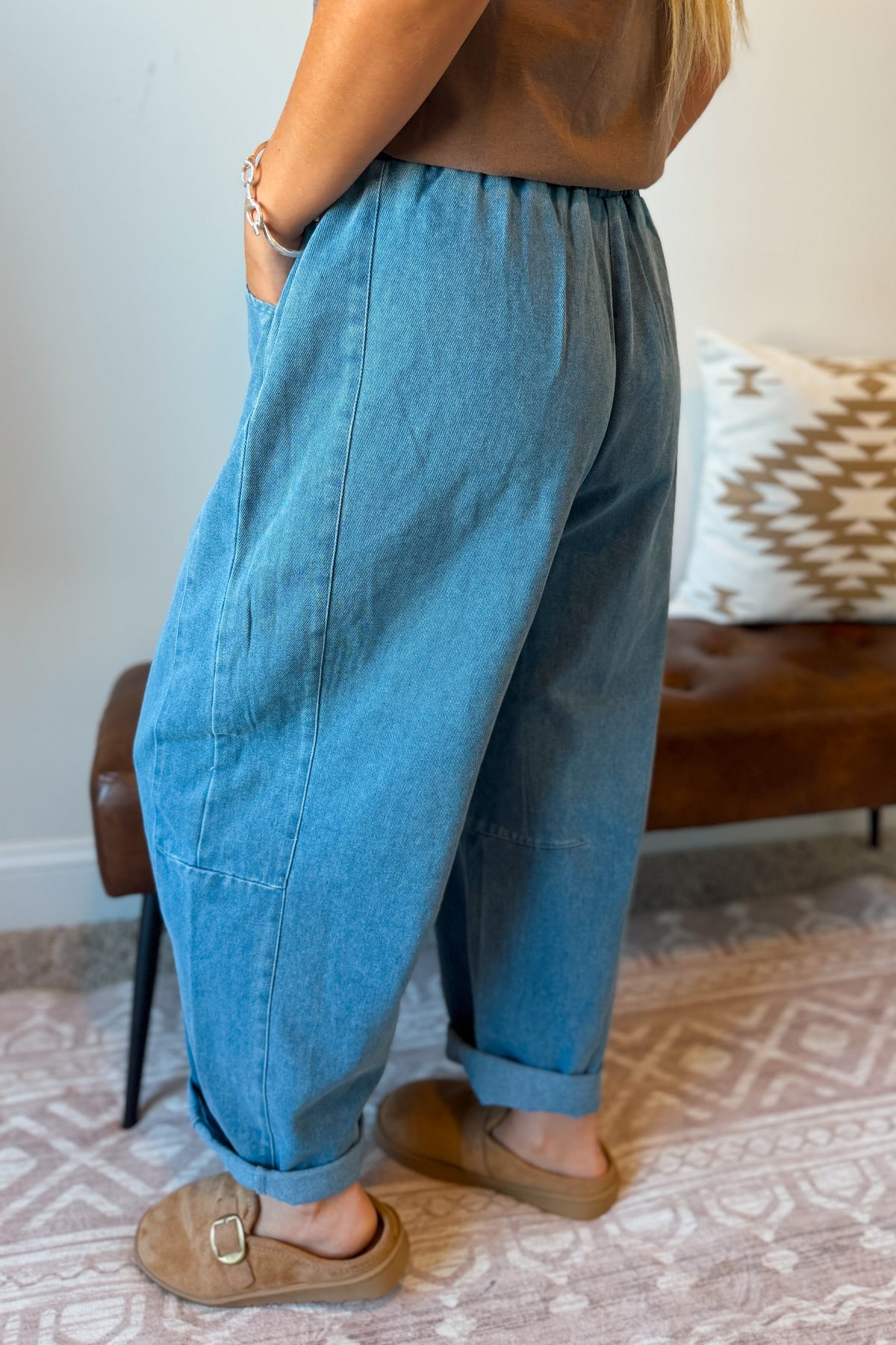 The Emmy Barrel Drawstring Pants