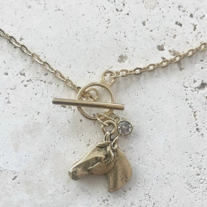 Horse Charm Necklace