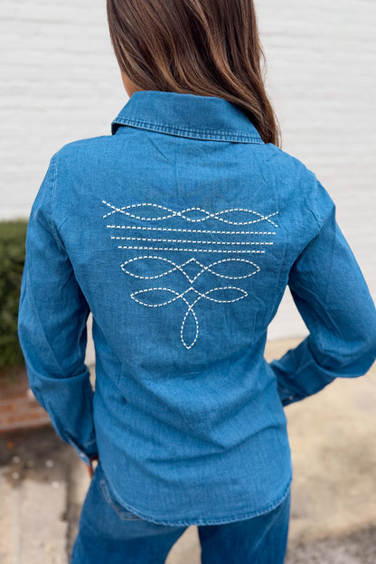 Boot Stitch Pearlsnap