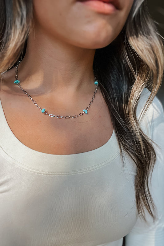 Sleeping Beauty Turquoise Necklace