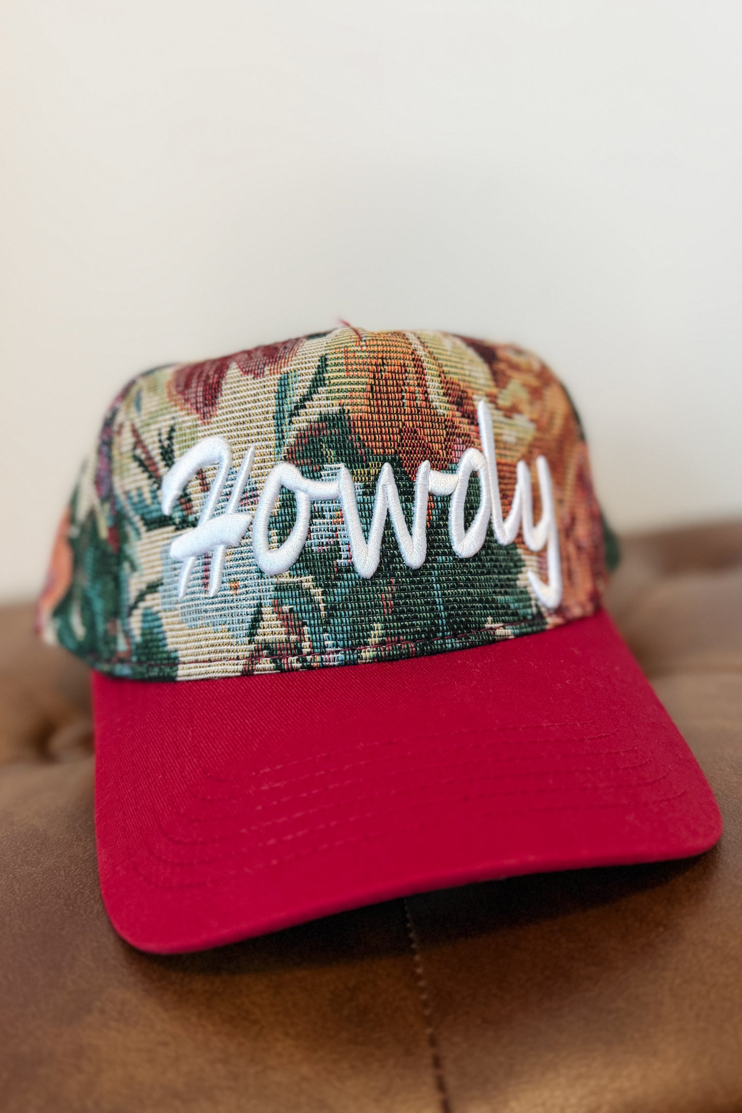 Howdy Tapestry Trucker Hat