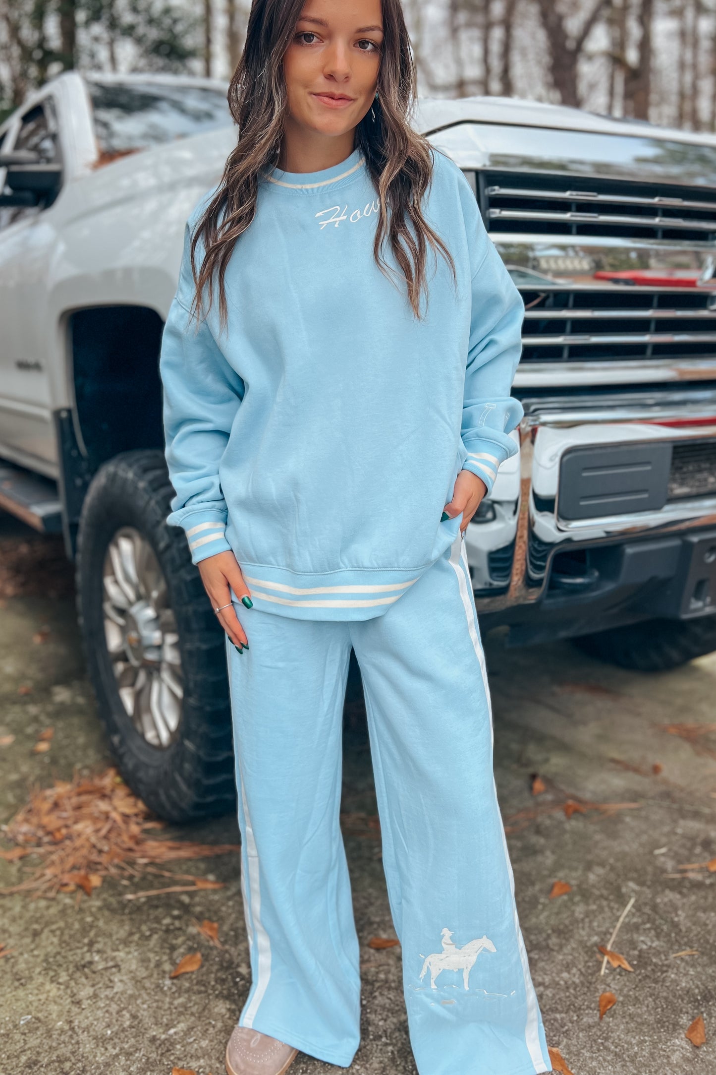 Howdy Blue Sweatshirt