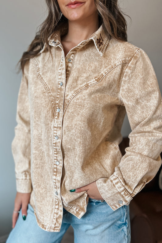 The Cream Yoke Mineral Top