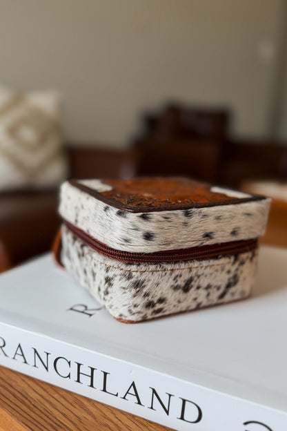 Cowhide Jewelry Case