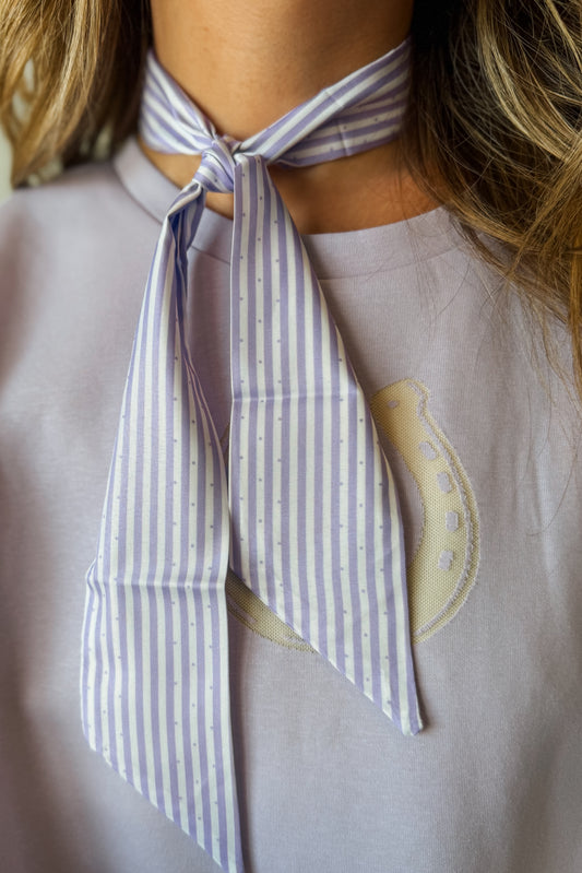 Lilac Stripe Twilly
