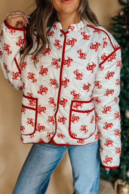 Rodeo Red Piping Trails Jacket