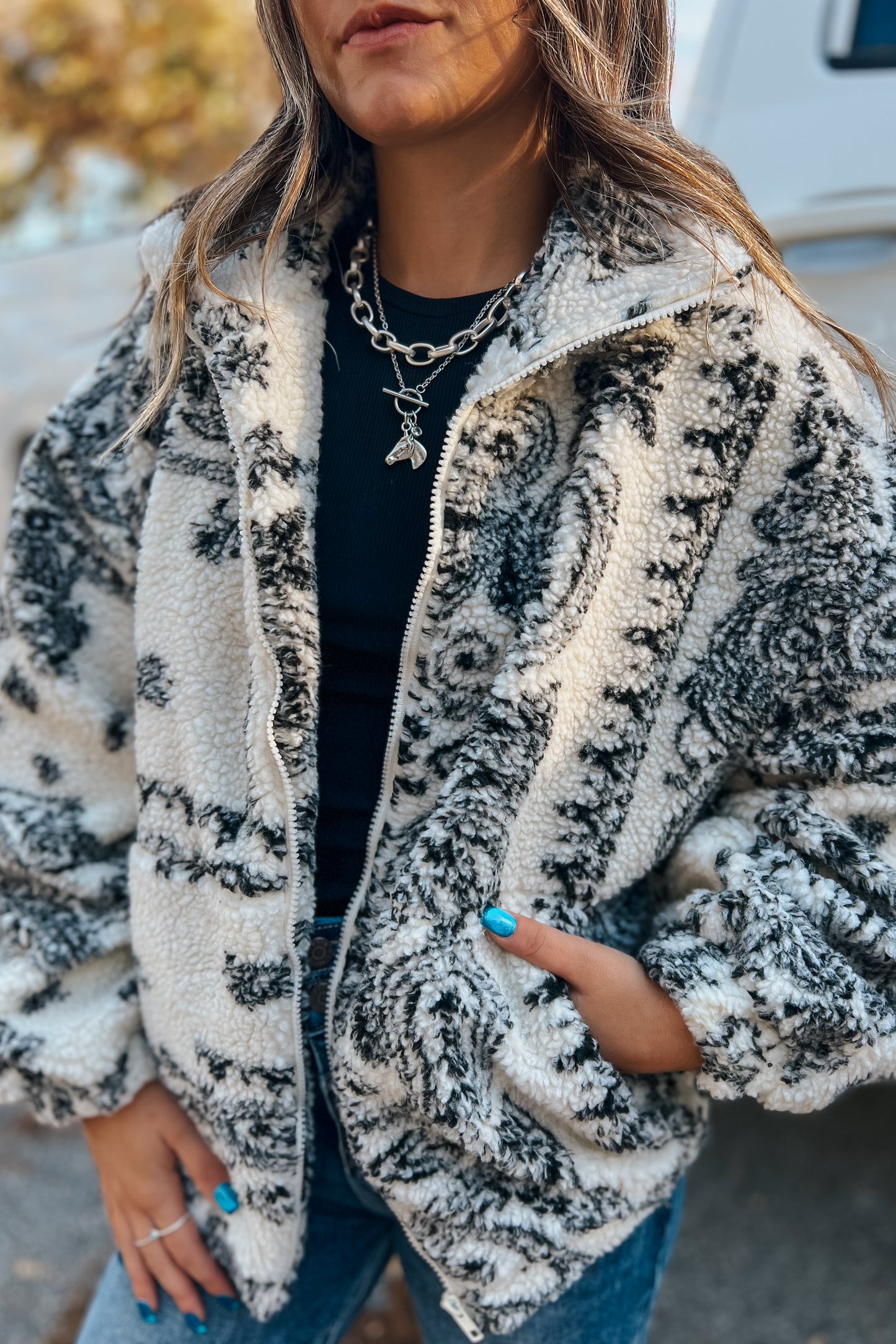 Paisley Trail Fleece Jacket