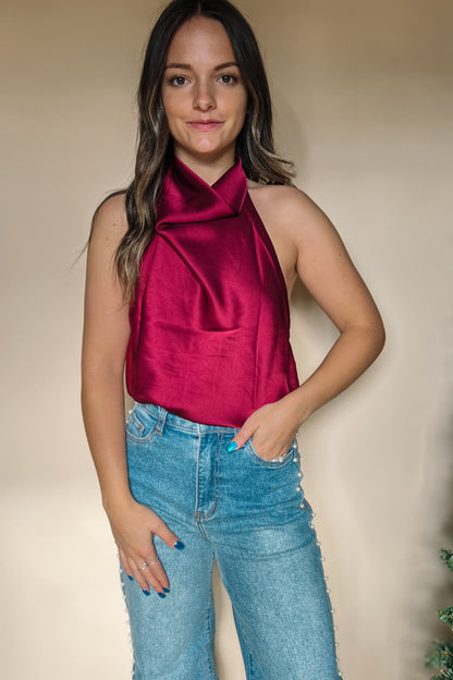 Wine & Shine Halter Top