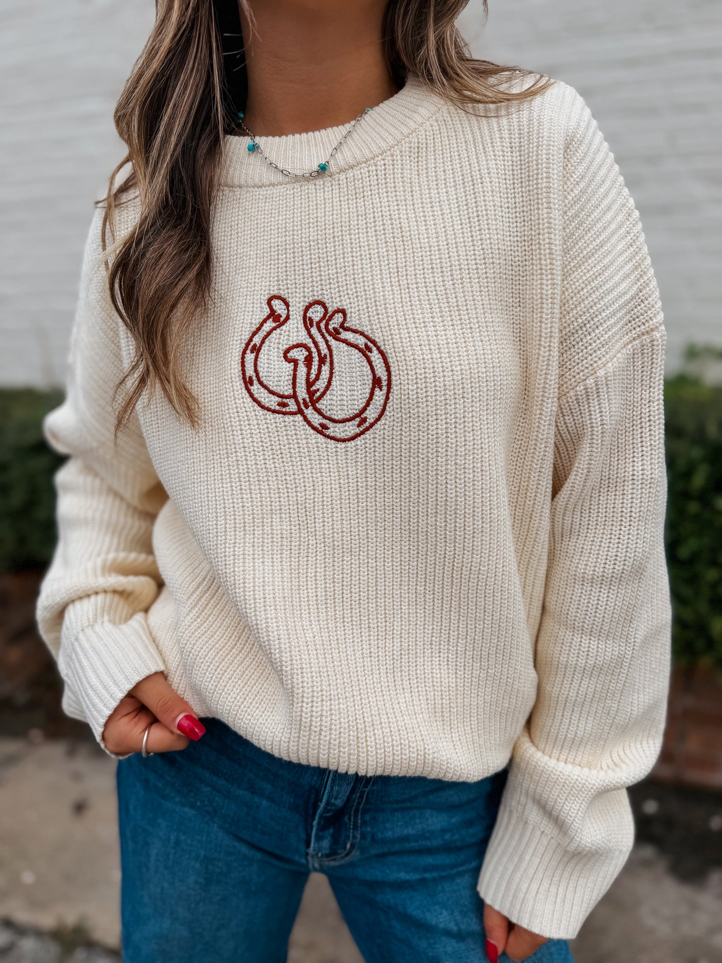 Double Horseshoe Sweater