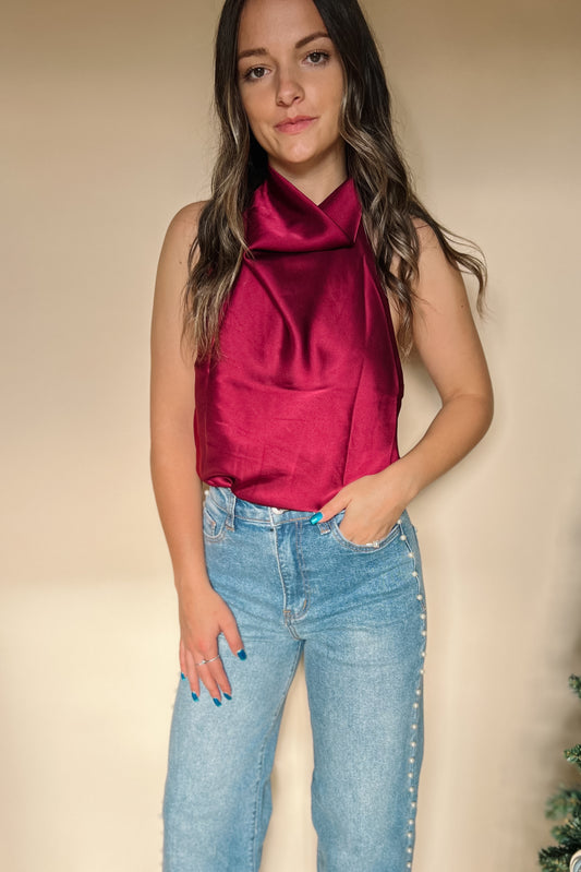 Wine & Shine Halter Top