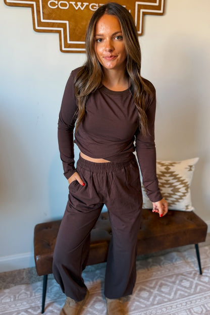 Travel Day Lounge Set | Brown