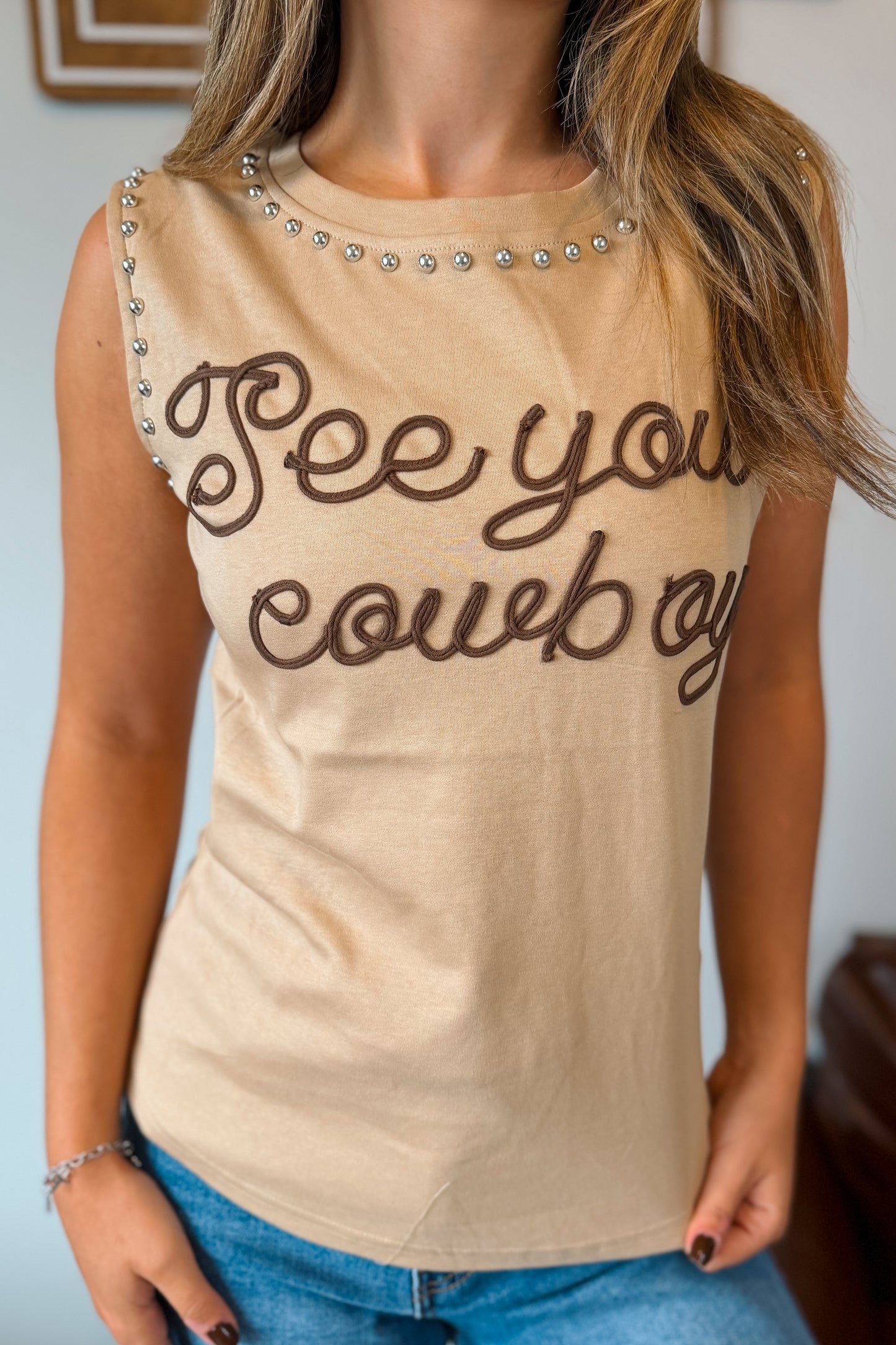 See You Cowboy Tank Top