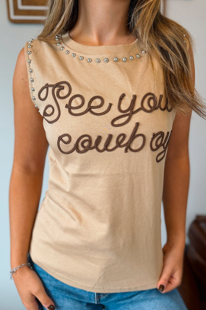 See You Cowboy Tank Top