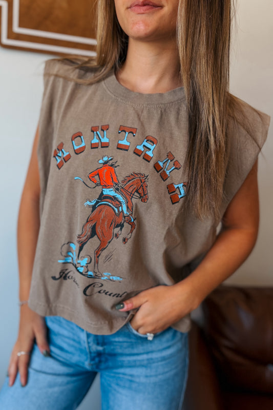 Montana Horse Country Muscle Tank