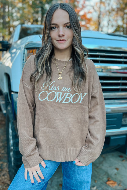 Kiss Me Cowboy Sweater