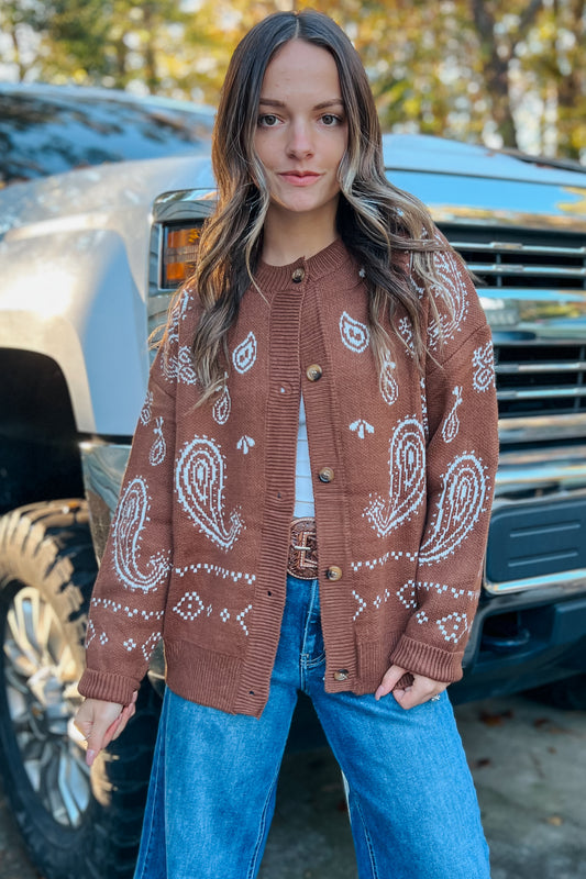 Prairie Paisley Cardigan