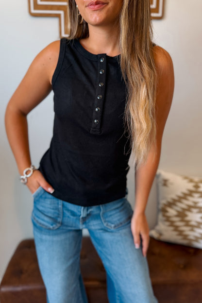Yoakum Tank | Black