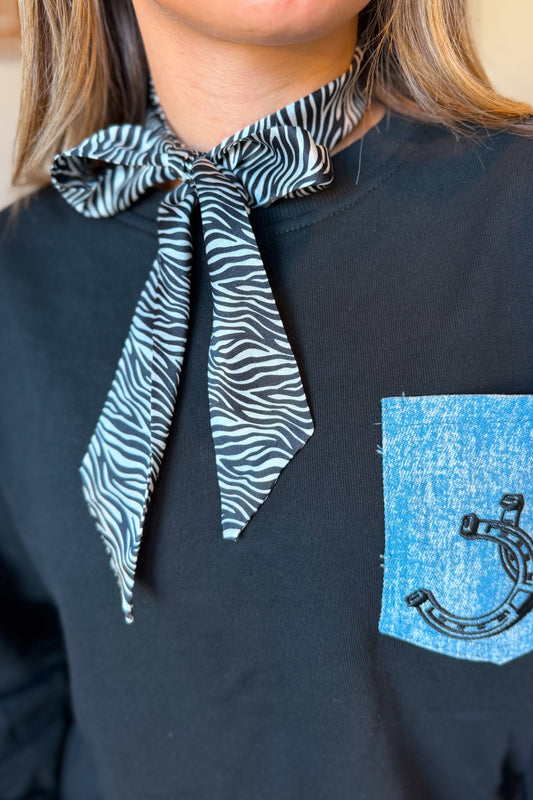 Zebra Silk Scarf