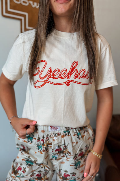 Red Rope Yeehaw Tee