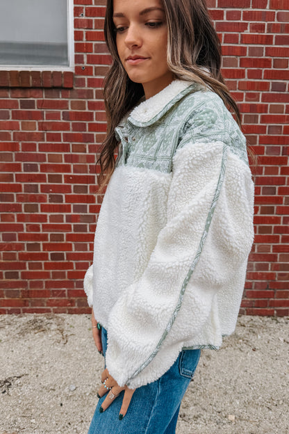 Cowgirl Campfire Sherpa