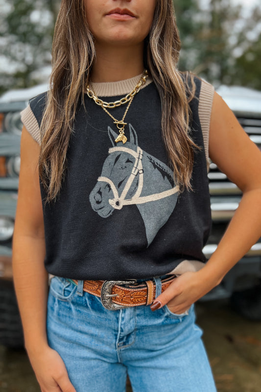 Retro Ranch Sweater Vest