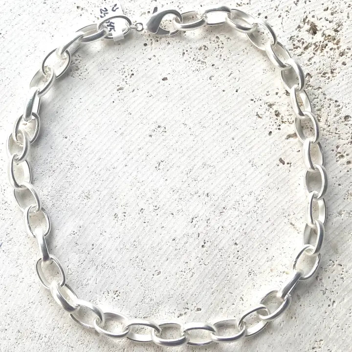 Statement Layering Chunky Necklace | Silver