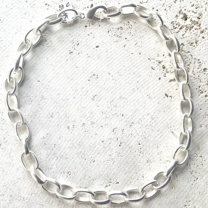 Statement Layering Chunky Necklace | Silver