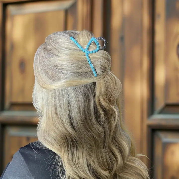 Cowgirl Blues Hair Clip