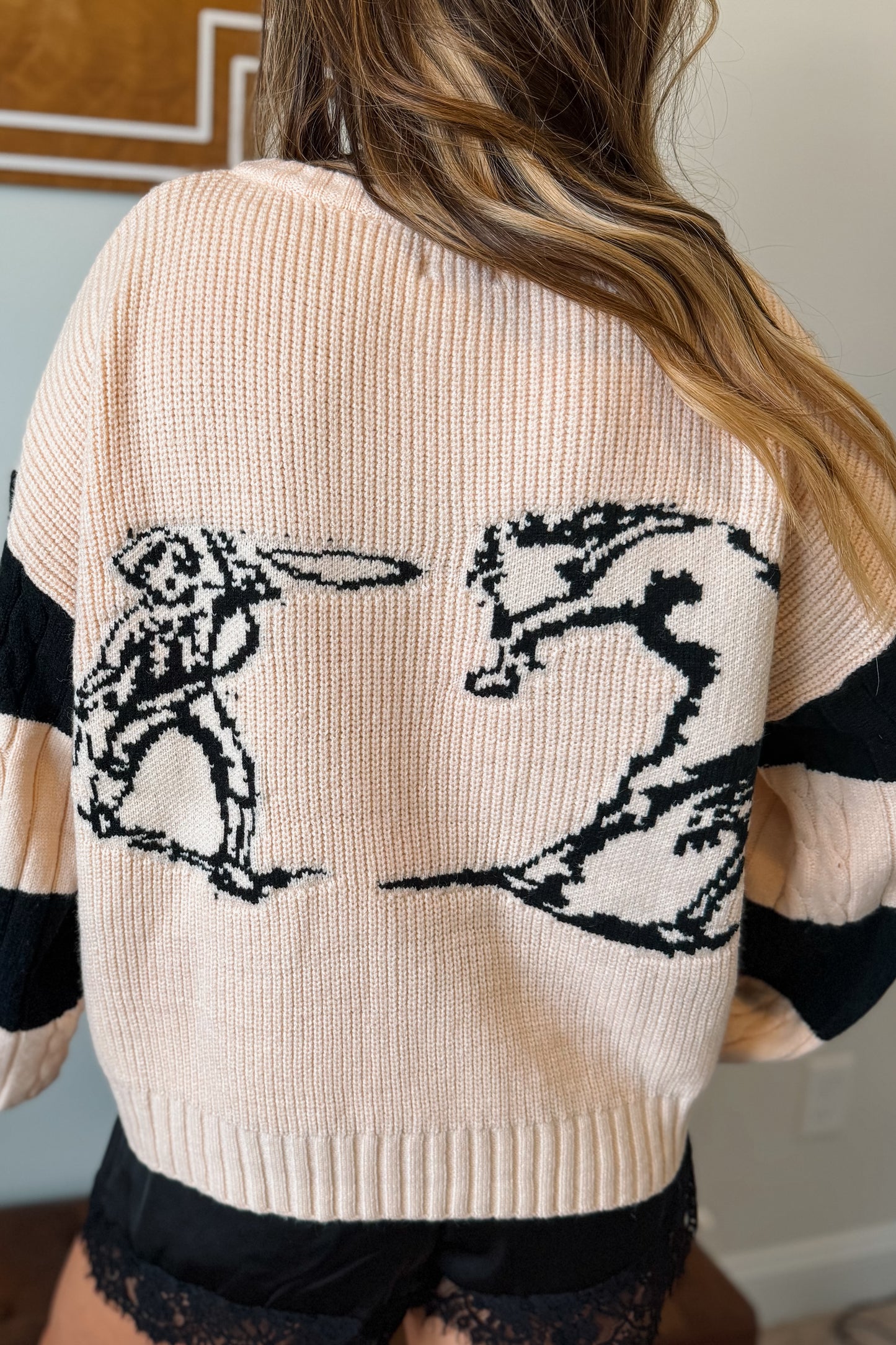 Cowboy Up Zip Up Sweater
