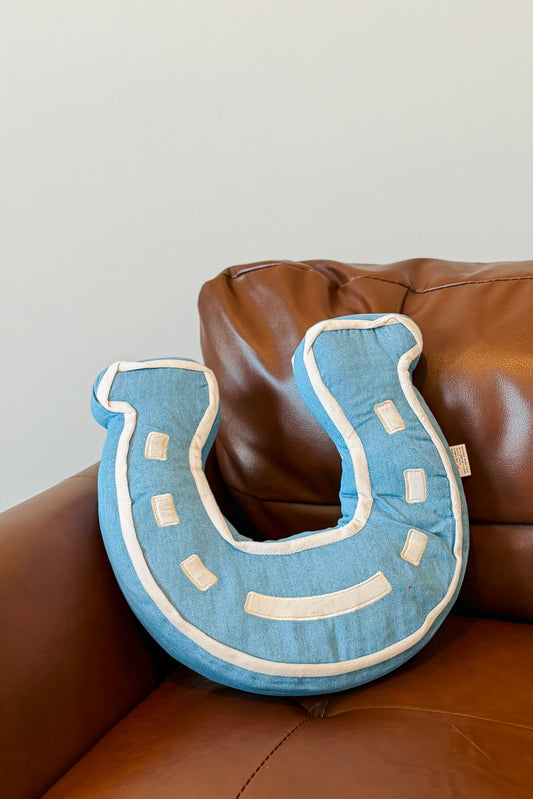 Lucky U Pillow | Denim