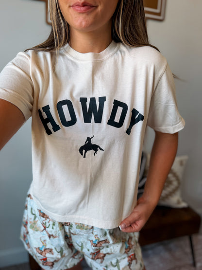 Howdy Tee | Cream