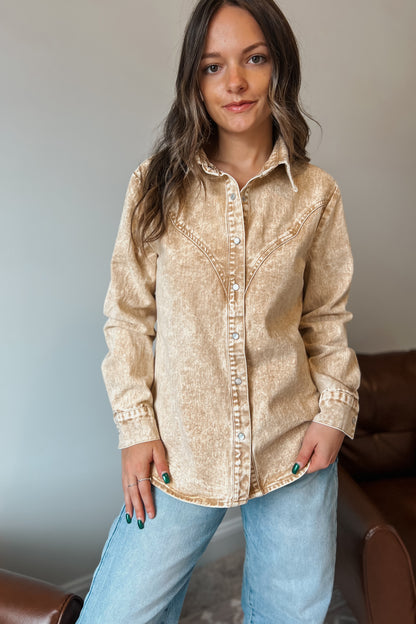 The Cream Yoke Mineral Top