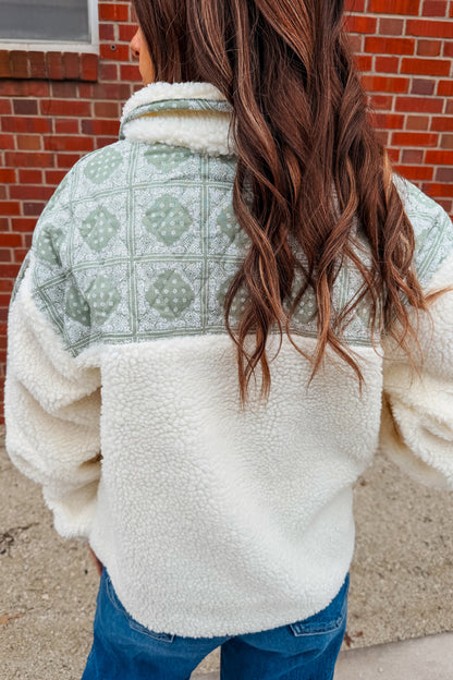 Cowgirl Campfire Sherpa