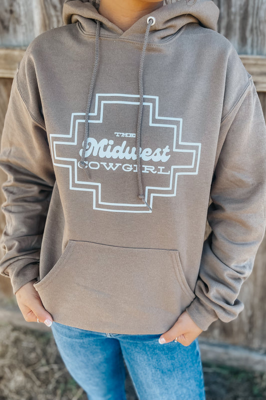 The Midwest Cowgirl Hoodie | Light Brown