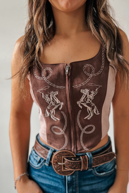 Rodeo Rebel Corset Top