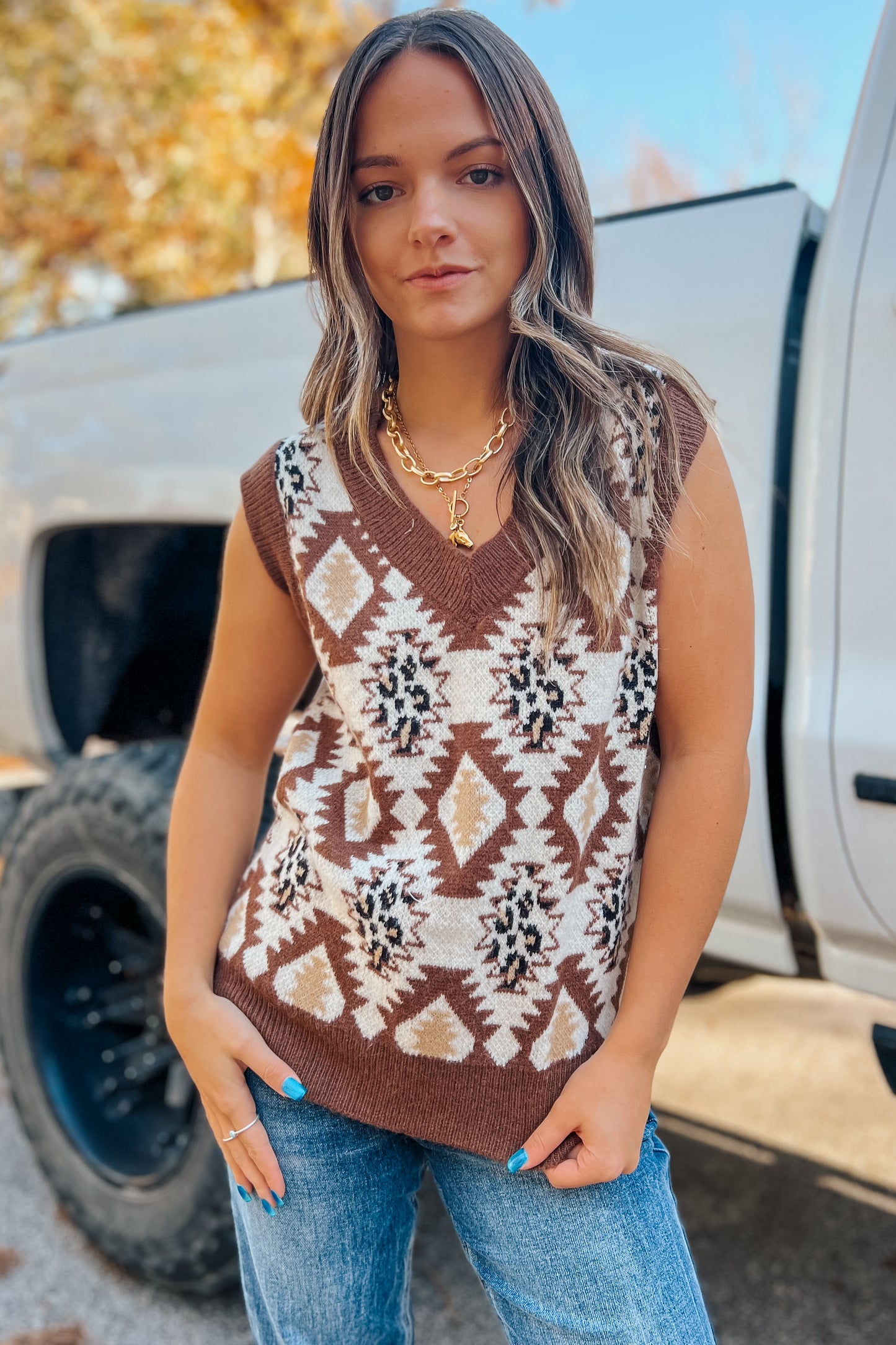 Ranch Dust Aztec Vest