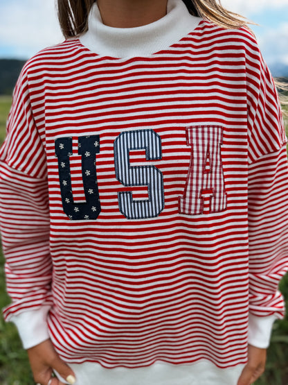 USA Red Stripes Set